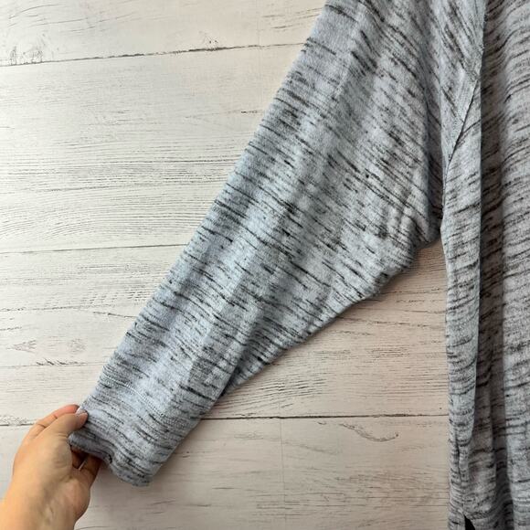 Aerie Heather Blue Gray Long Sleeve Pullover Sweater Size L - Picture 5 of 8
